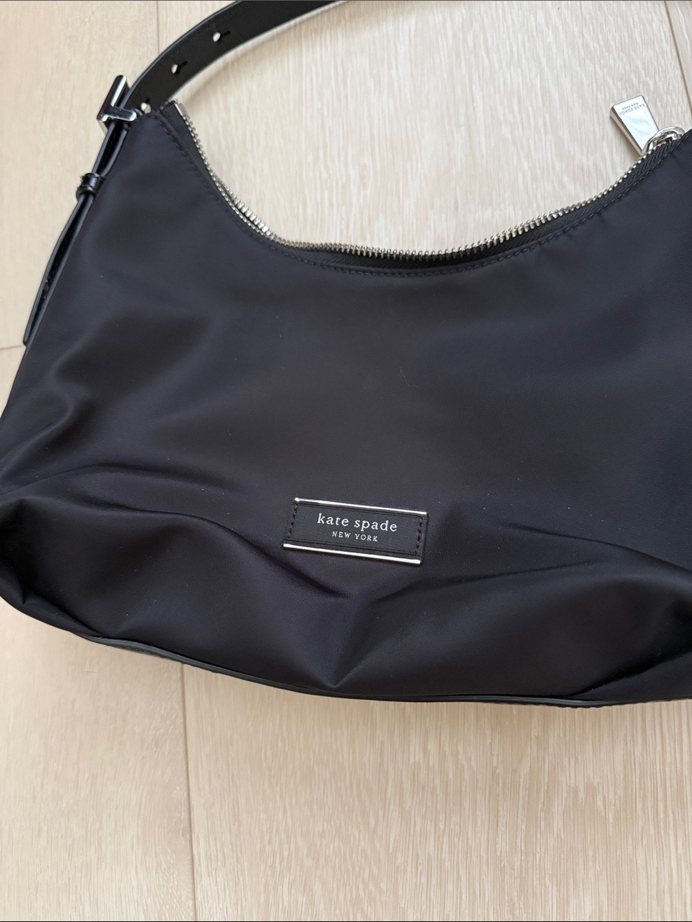 kate spade Black Nylon Crescent Shoulder Bag - Picture 2 of 13